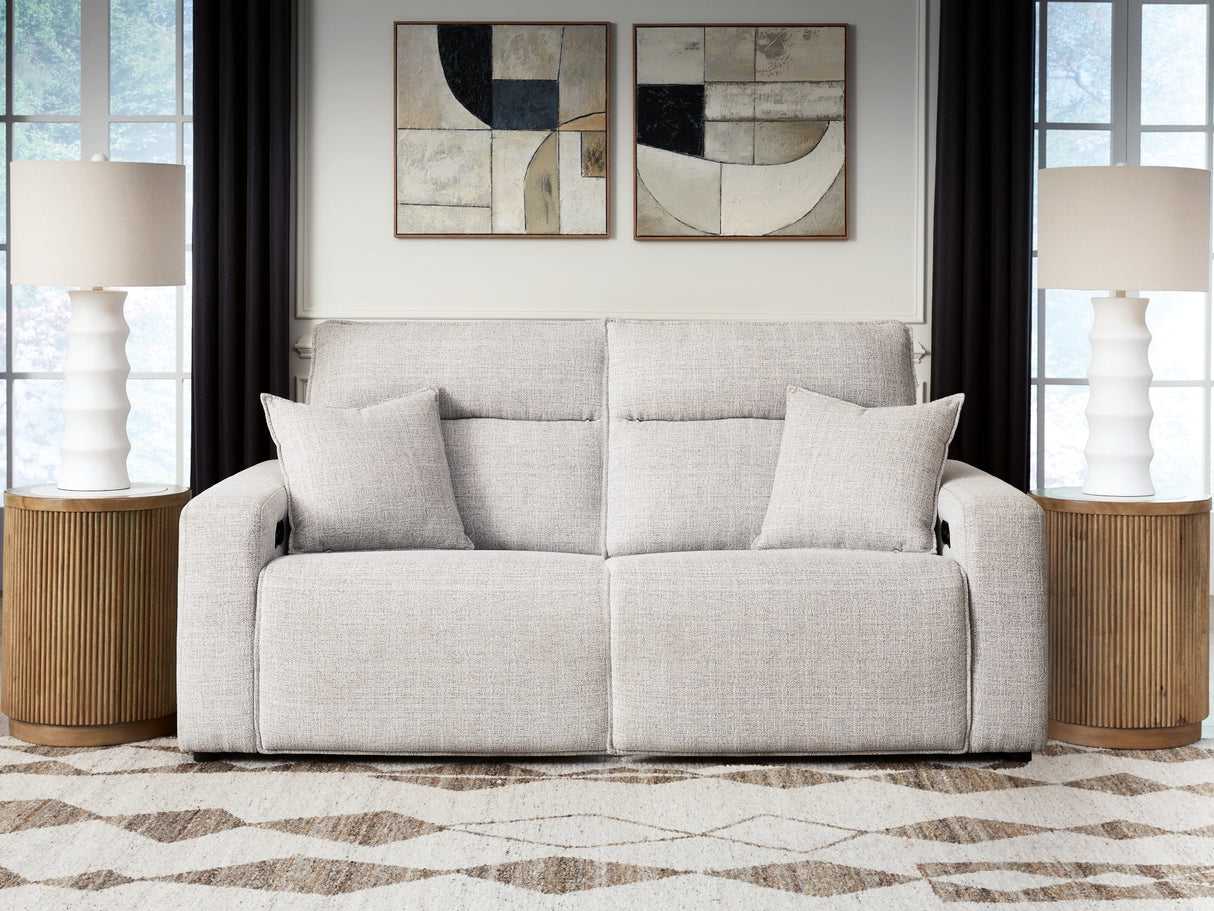 ModMax II Stone 2-Piece Reclining Loveseat from Ashley - Luna Furniture