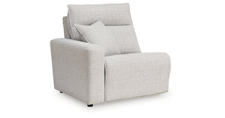 ModMax II Stone Left-Arm Facing Power Recliner from Ashley - Luna Furniture