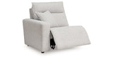 ModMax II Stone Left-Arm Facing Power Recliner from Ashley - Luna Furniture
