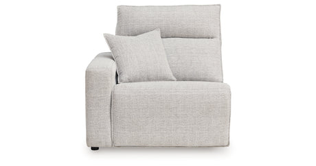 ModMax II Stone Left-Arm Facing Power Recliner from Ashley - Luna Furniture