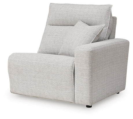 ModMax II Stone Right-Arm Facing Power Recliner from Ashley - Luna Furniture