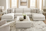 Ashbourne Estate Snowstone 4-Piece Double Chaise Sectional from Ashley Furniture - Luna Furniture