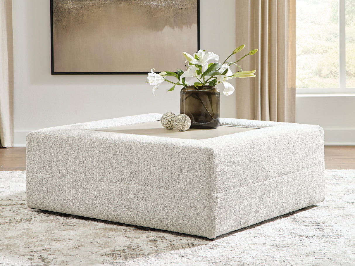Ashbourne Estate Snowstone Oversized Accent Ottoman from Ashley Furniture - Luna Furniture