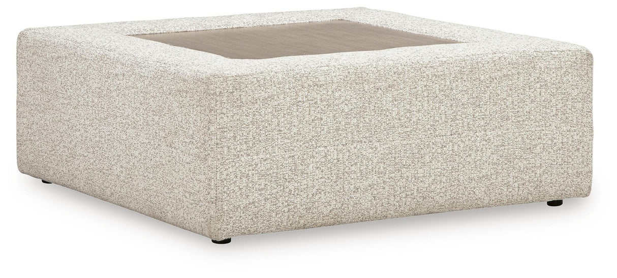 Ashbourne Estate Snowstone Oversized Accent Ottoman from Ashley Furniture - Luna Furniture