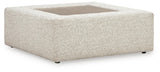 Ashbourne Estate Snowstone Oversized Accent Ottoman from Ashley Furniture - Luna Furniture