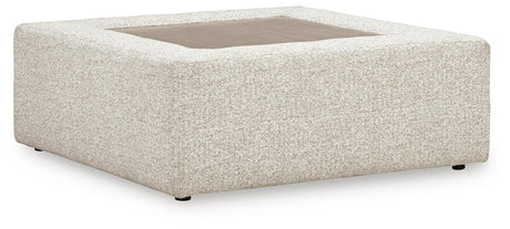 Ashbourne Estate Snowstone Oversized Accent Ottoman from Ashley Furniture - Luna Furniture