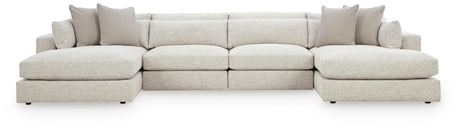 Ashbourne Estate Snowstone 4-Piece Double Chaise Sectional from Ashley Furniture - Luna Furniture