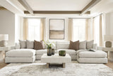 Ashbourne Estate Snowstone 4-Piece Double Chaise Sectional from Ashley Furniture - Luna Furniture