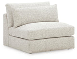 Ashbourne Estate Snowstone Armless Chair from Ashley - Luna Furniture