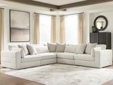 Ashbourne Estate Snowstone 5-Piece Sectional from Ashley Furniture - Luna Furniture