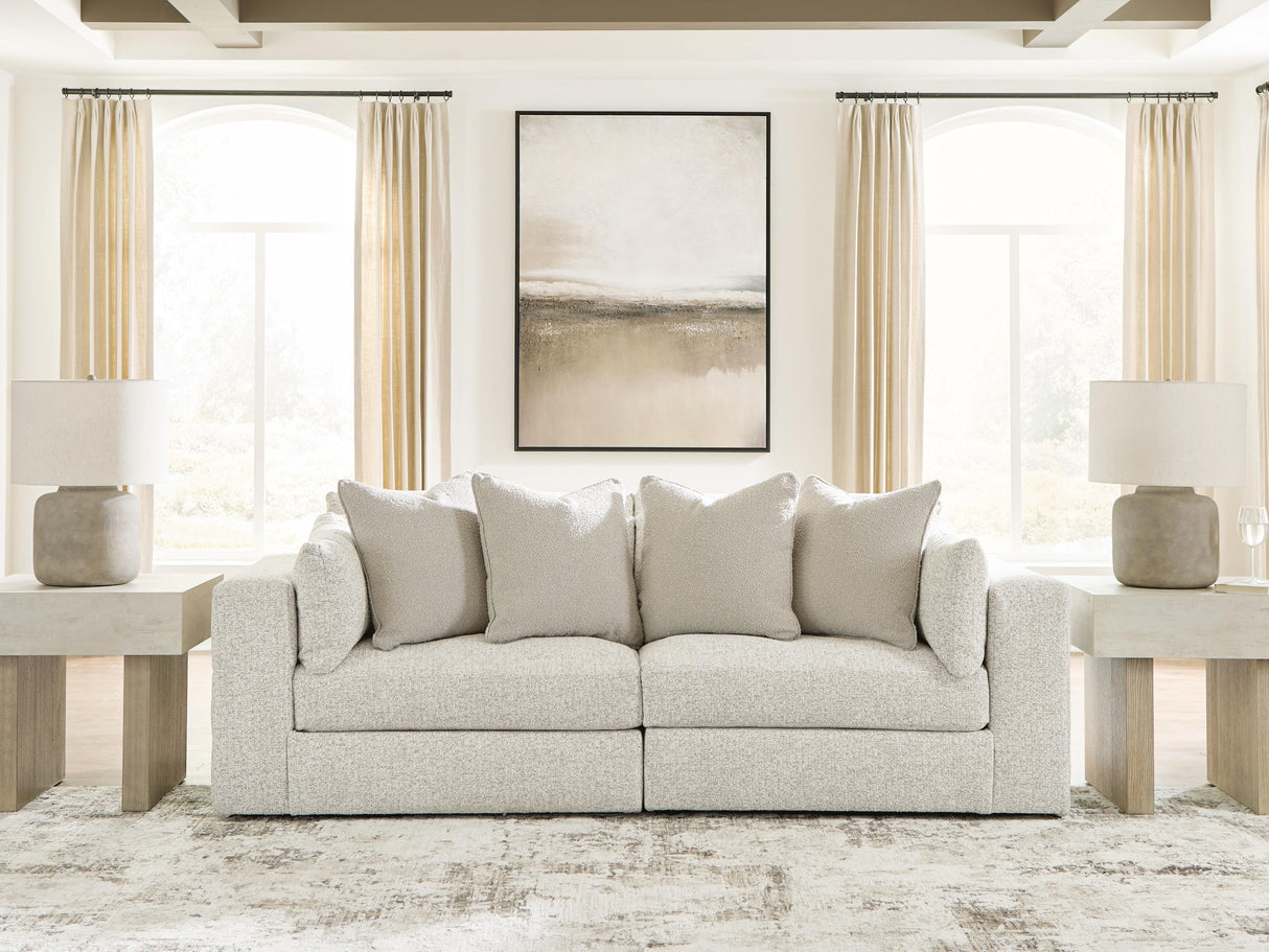 Ashbourne Estate Snowstone 2-Piece Sectional Sofa from Ashley Furniture - Luna Furniture