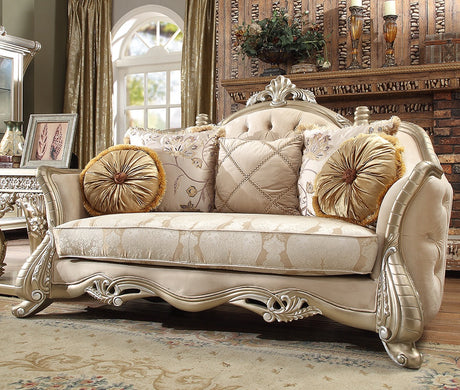 HD-661 Natural Loveseat from Homey Design - Luna Furniture