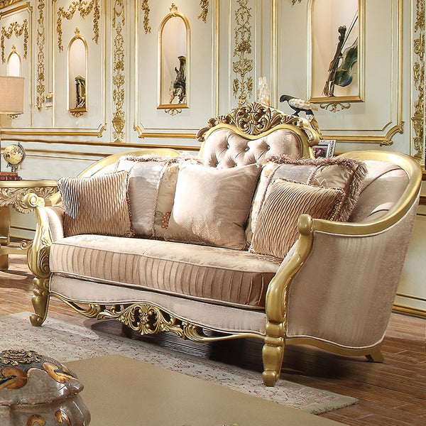 HD-663 Antique Light Green Loveseat
