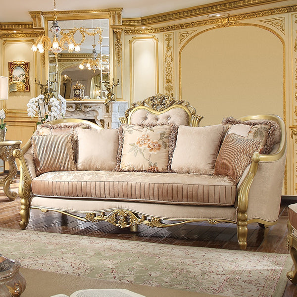 HD-663 Antique Light Green Sofa