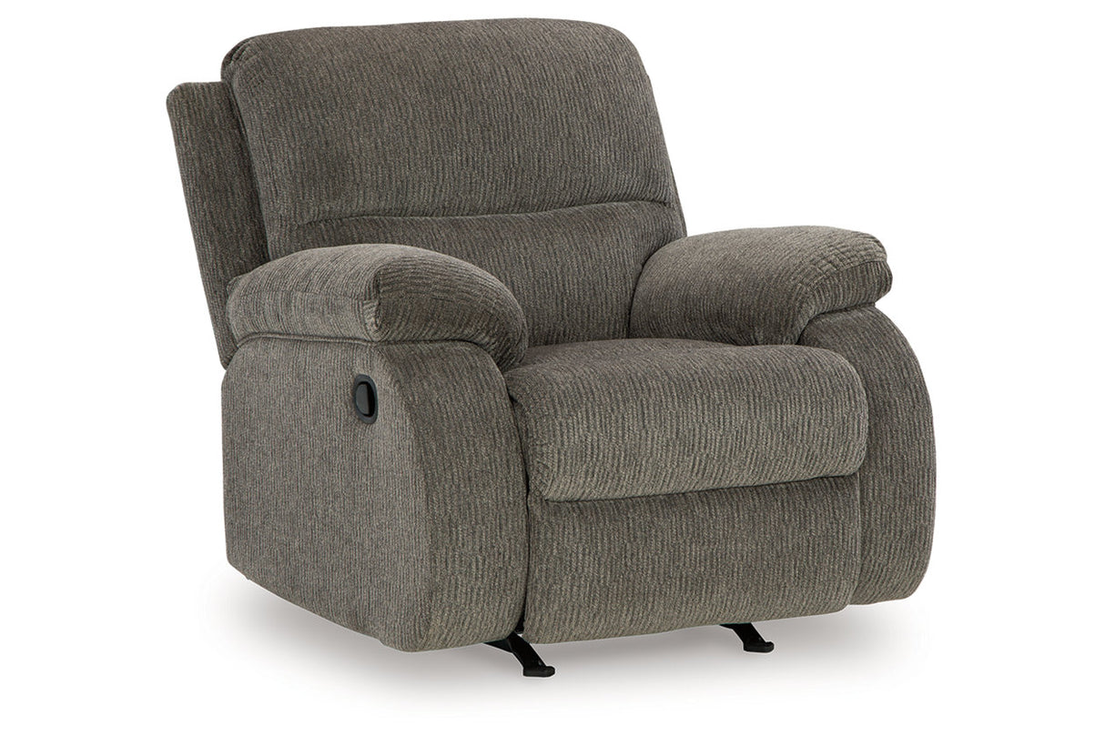 Scranto Brindle Reclining Loveseat and Recliner from Ashley - Luna Furniture