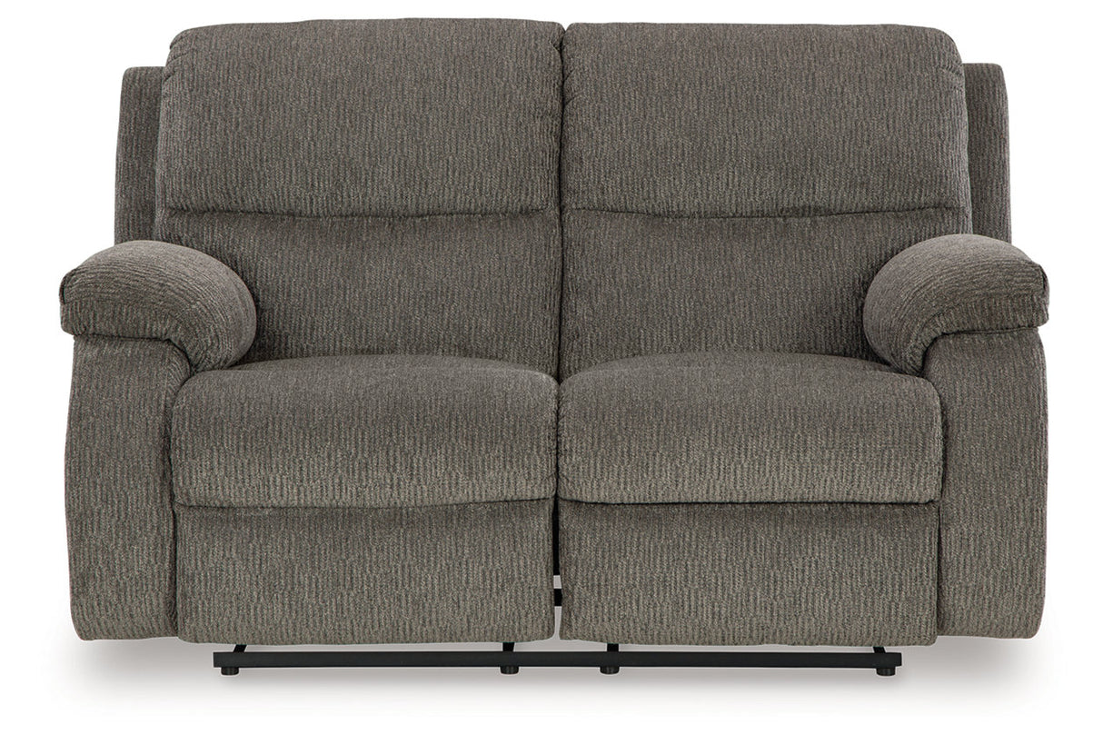 Scranto Brindle Reclining Loveseat and Recliner from Ashley - Luna Furniture