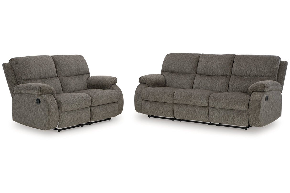 Scranto Brindle Reclining Living Room Set from Ashley - Luna Furniture