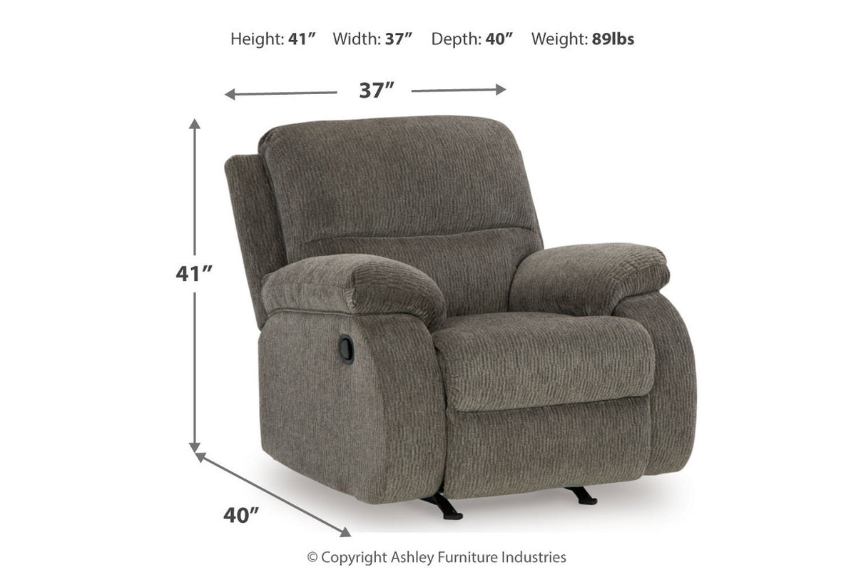 Scranto Brindle Reclining Loveseat and Recliner from Ashley - Luna Furniture