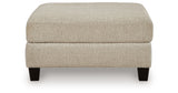 Steelwater Retreat Latte Oversized Accent Ottoman from Ashley Furniture - Luna Furniture