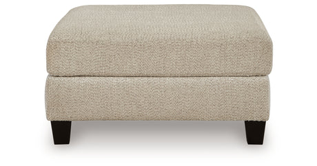 Steelwater Retreat Latte Oversized Accent Ottoman from Ashley - Luna Furniture