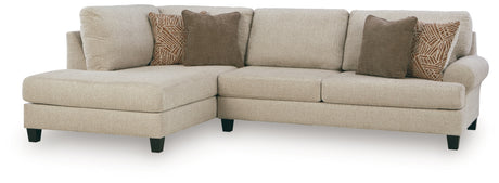 Steelwater Retreat Latte 2-Piece Sectional with Chaise from Ashley - Luna Furniture