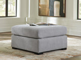 Lakepoint Nickel Oversized Accent Ottoman from Ashley Furniture - Luna Furniture