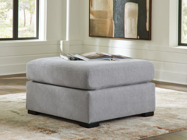 Lakepoint Nickel Oversized Accent Ottoman