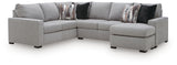 Lakepoint Nickel 2-Piece Sectional with Chaise from Ashley Furniture - Luna Furniture