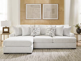 Misty-Lakes Chalk 2-Piece LAF Sectional Sofa Chaise from Ashley - Luna Furniture