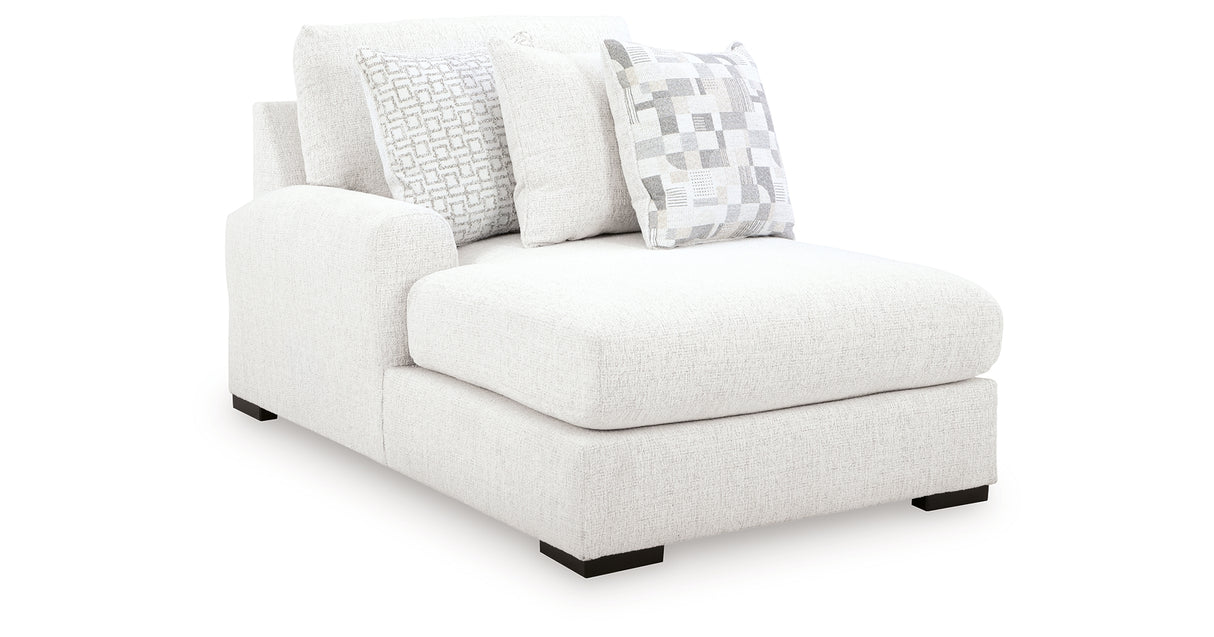 Misty-Lakes Chalk Left-Arm Facing Corner Chaise from Ashley Furniture - Luna Furniture