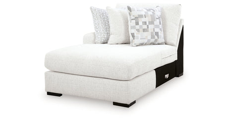 Misty-Lakes Chalk Left-Arm Facing Corner Chaise from Ashley Furniture - Luna Furniture