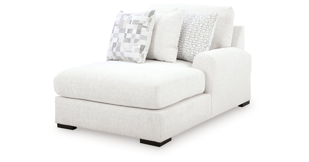 Misty-Lakes Chalk Right-Arm Facing Corner Chaise from Ashley Furniture - Luna Furniture