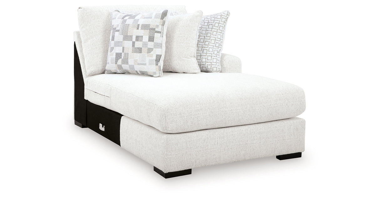 Misty-Lakes Chalk Right-Arm Facing Corner Chaise from Ashley Furniture - Luna Furniture