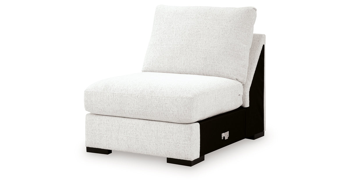 Misty-Lakes Chalk Armless Chair from Ashley Furniture - Luna Furniture