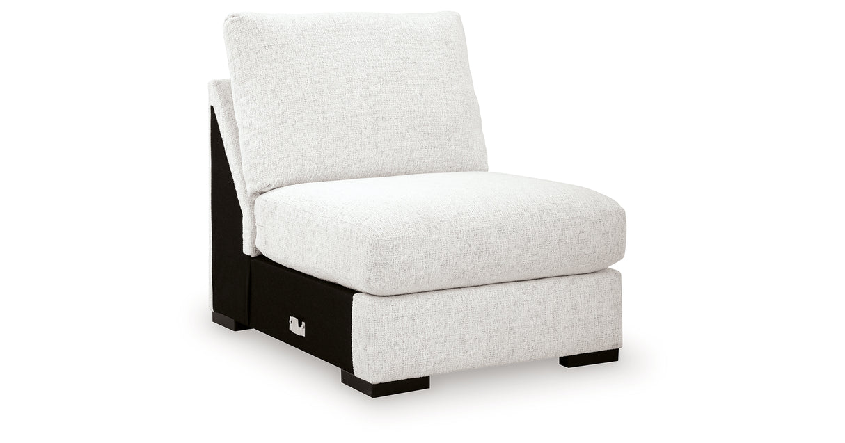 Misty-Lakes Chalk Armless Chair from Ashley Furniture - Luna Furniture