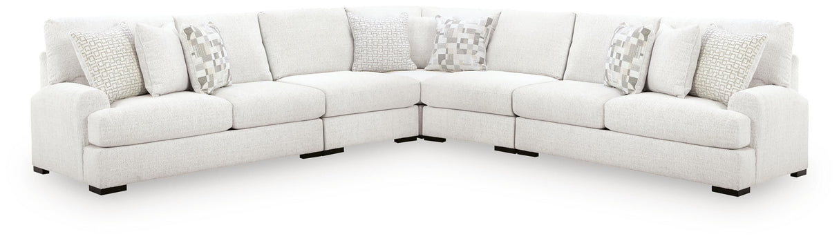Misty-Lakes Chalk 5-Piece Sectional from Ashley Furniture - Luna Furniture