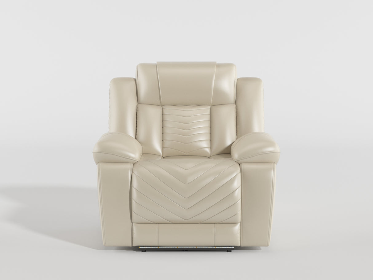 Huron Black Power Reclining Chair from Homelegance - Luna Furniture