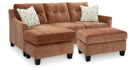 Amity Bay Sofa Chaise and Ottoman from Ashley - Luna Furniture
