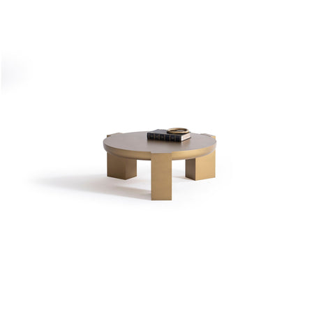 674 Gold Coffee Table and End Table from Nova Furniture - Luna Furniture