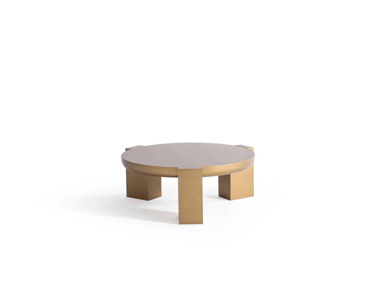 674 Gold Coffee Table and End Table from Nova Furniture - Luna Furniture