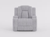 Phyllis Light Gray Reclining Chair with Cup Holders from Homelegance - Luna Furniture