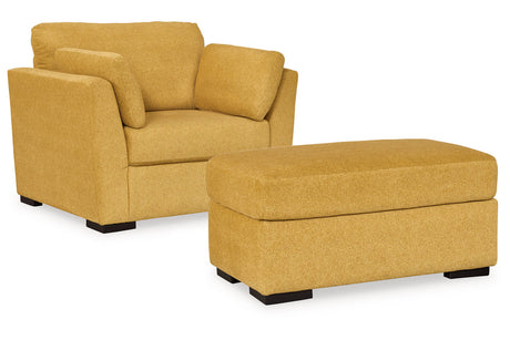 Keerwick Sofa, Loveseat, Oversized Chair and Ottoman from Ashley - Luna Furniture