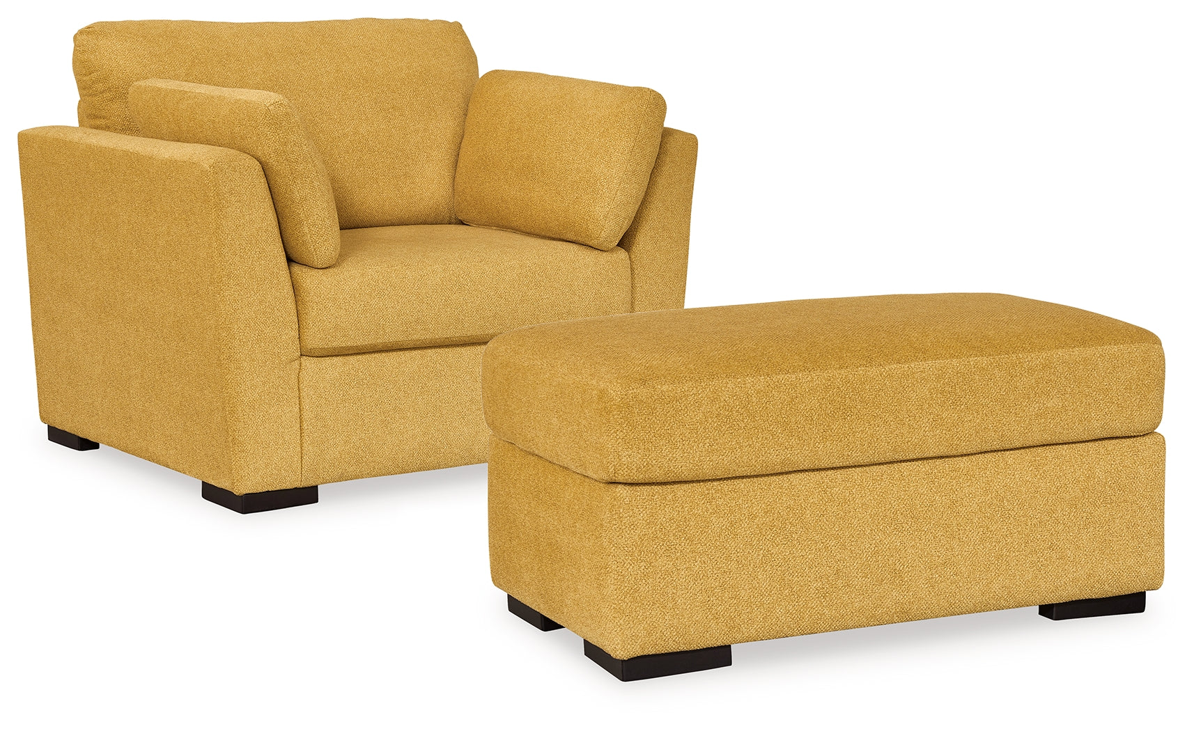 Ashley Keerwick Oversized Chair and Ottoman – Luna Furniture