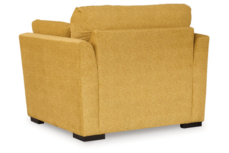 Keerwick Oversized Chair and Ottoman from Ashley - Luna Furniture
