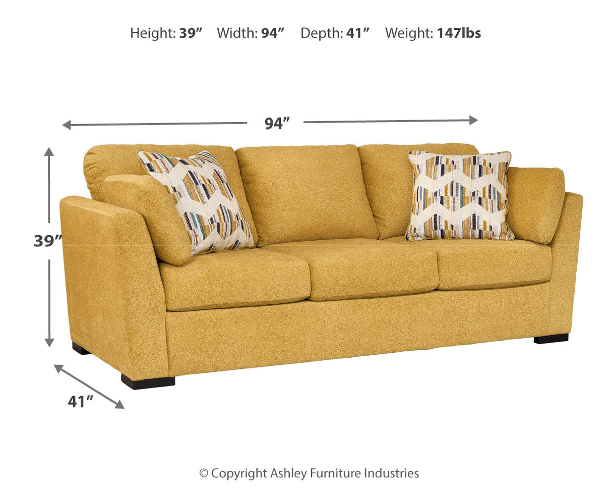 Keerwick Sunflower Sofa from Ashley - Luna Furniture