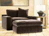 Maxton Heights Bittersweet Oversized Chair and Ottoman from Ashley Furniture - Luna Furniture