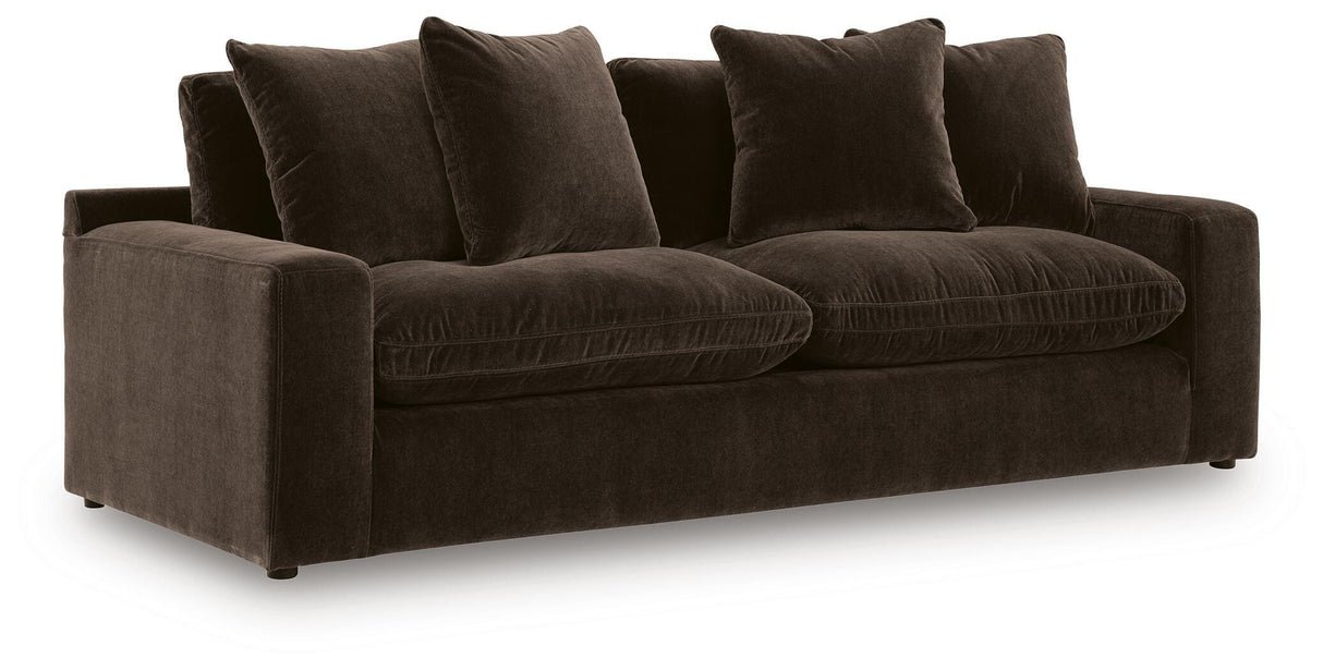 Maxton Heights Bittersweet Sofa and Loveseat