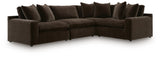 Maxton Heights Bittersweet 4-Piece Sectional from Ashley Furniture - Luna Furniture