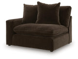Maxton Heights Bittersweet Left-Arm Facing Corner Chair from Ashley - Luna Furniture