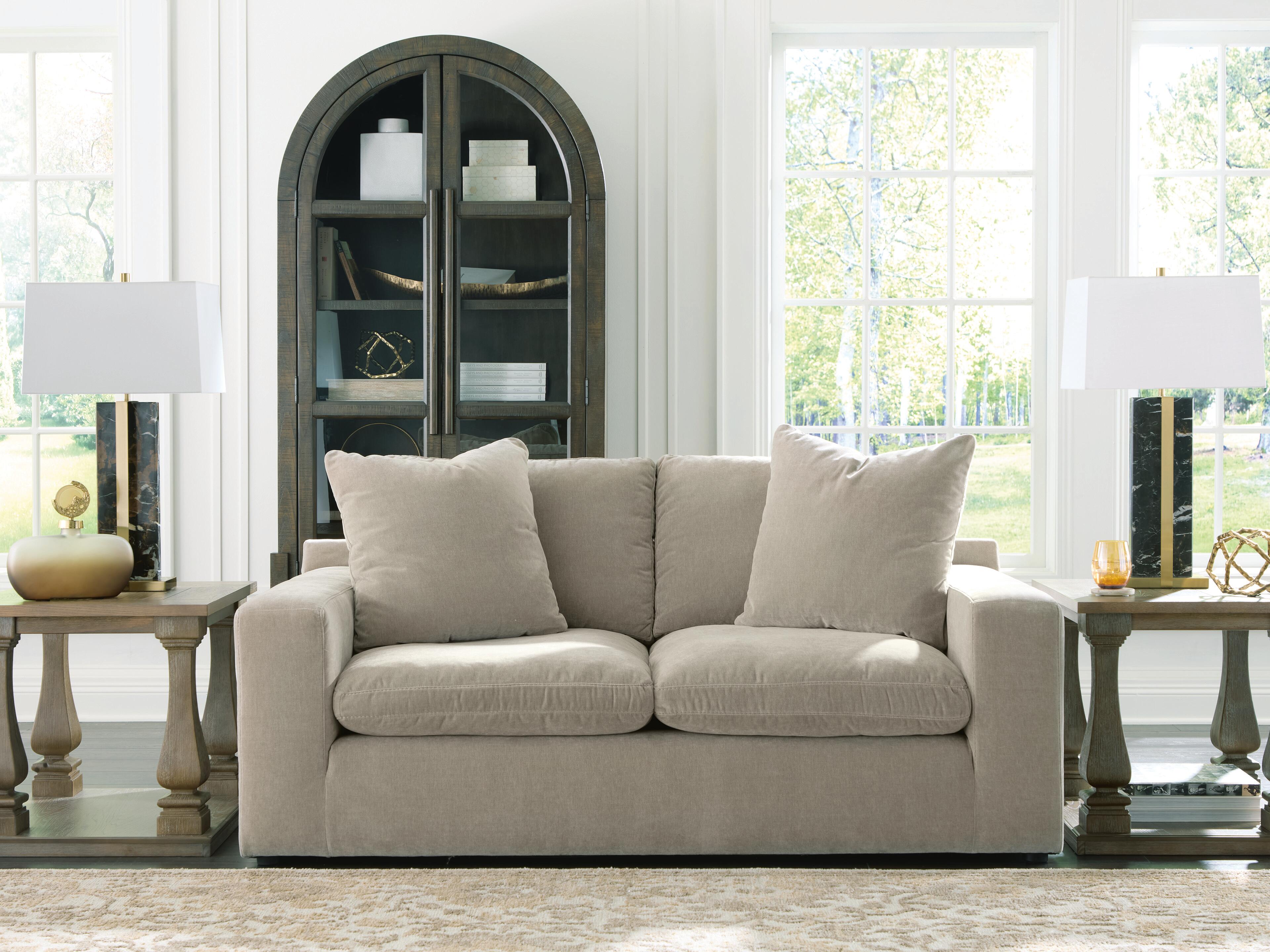 Ashley Maxton Heights Pebble Sofa and Loveseat – Luna Furniture